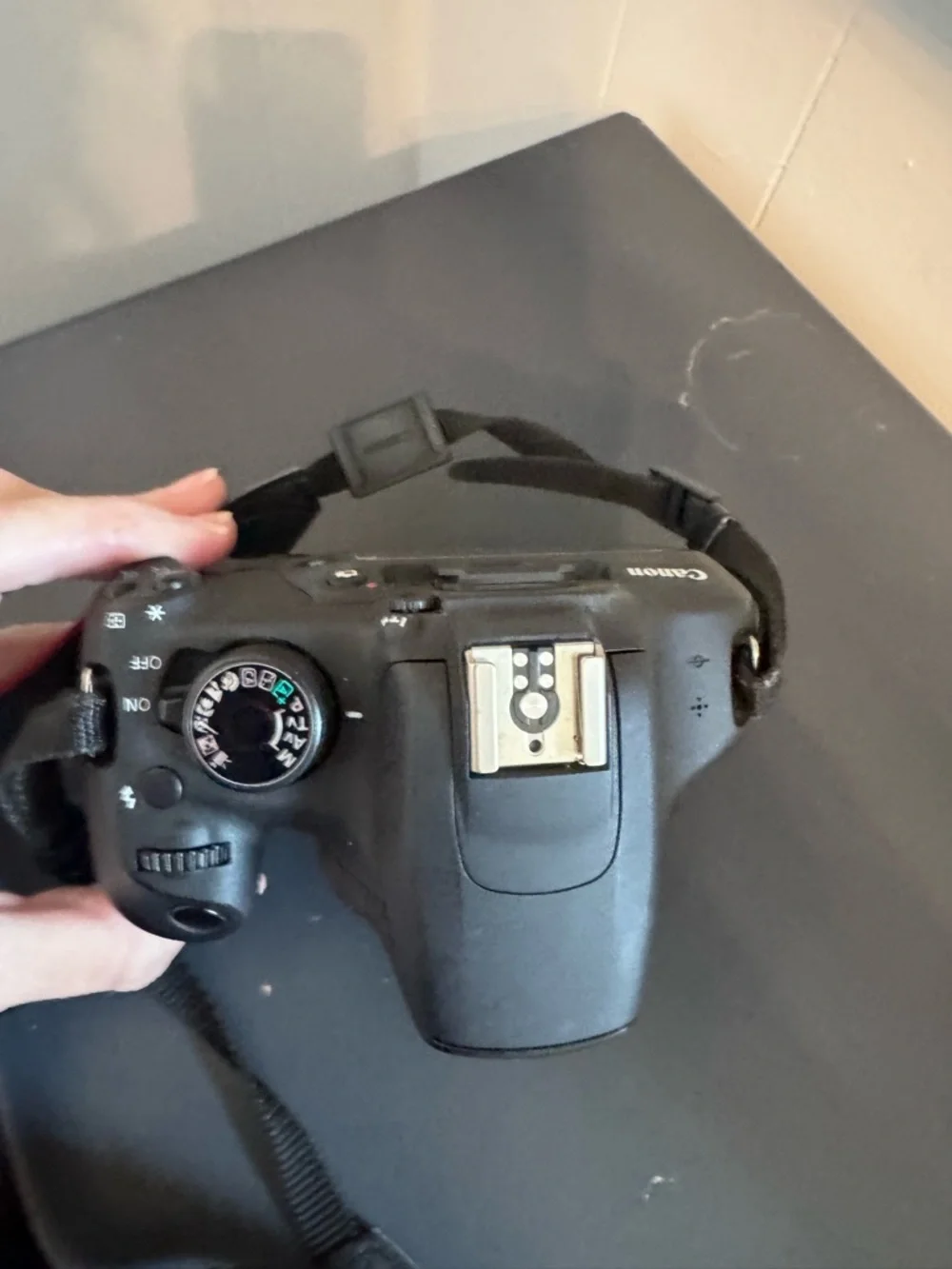 Canon Black DSLR Camera Body with Mount Cap